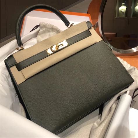 hermes kelly vert de gris|hermes kelly 28cm.